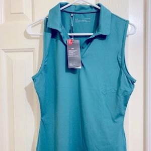 Golf Sleeveless Polo Under Armour Fitted